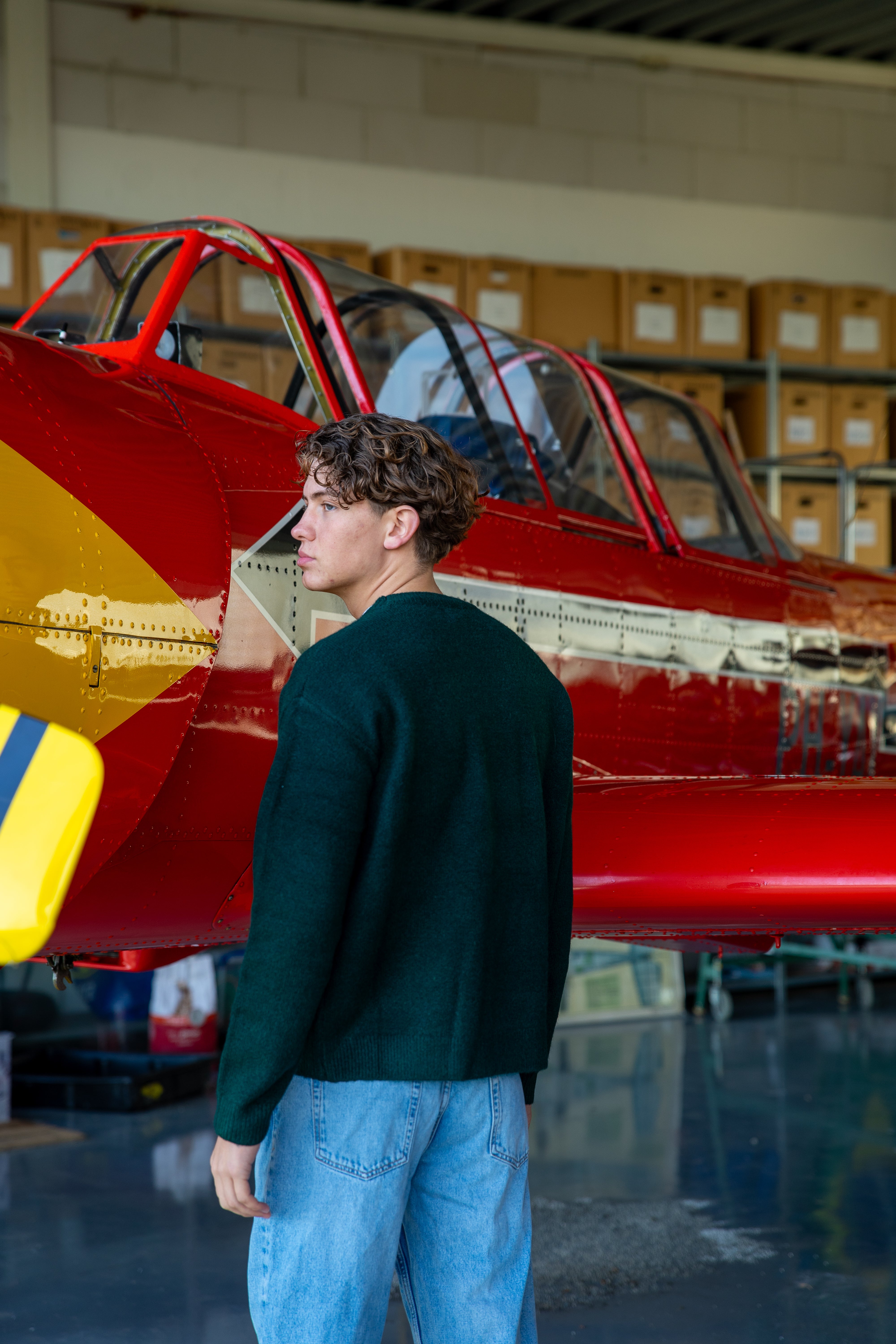 Merino Knit Trui – Groen (MEN)